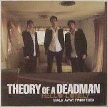 Album cover art for "Hello Lonely (Walk Away from This)" by Theory of a Deadman
