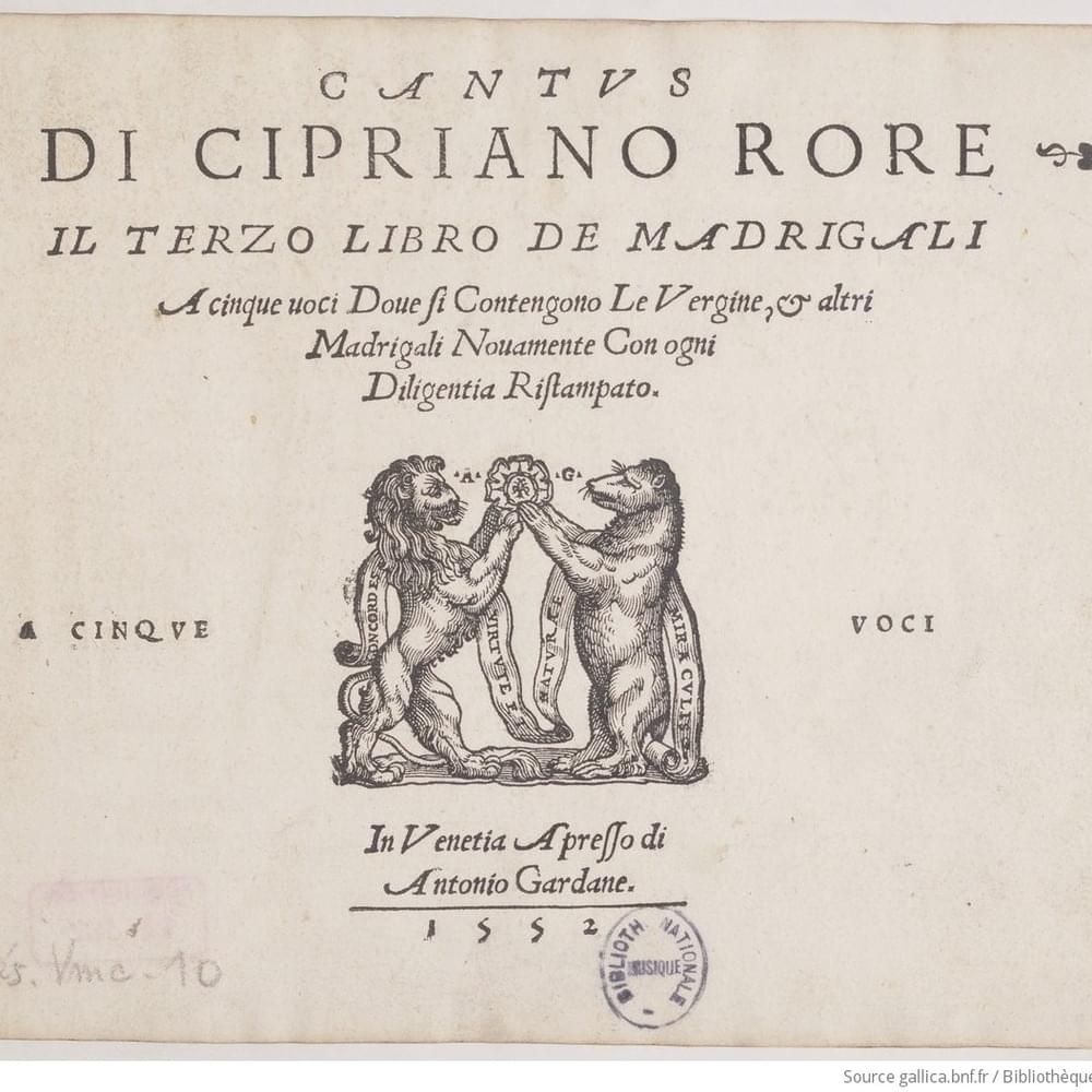 Il dì s’appressa by Cipriano de Rore