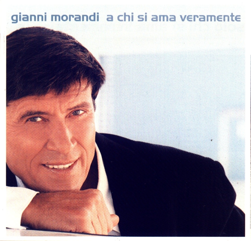 Album cover art for "Corre più di noi" by Gianni Morandi