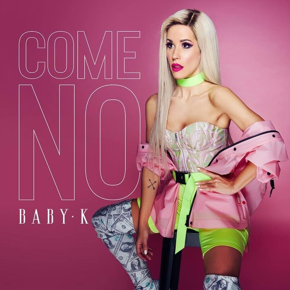 Album cover art for "Come no" by Baby K