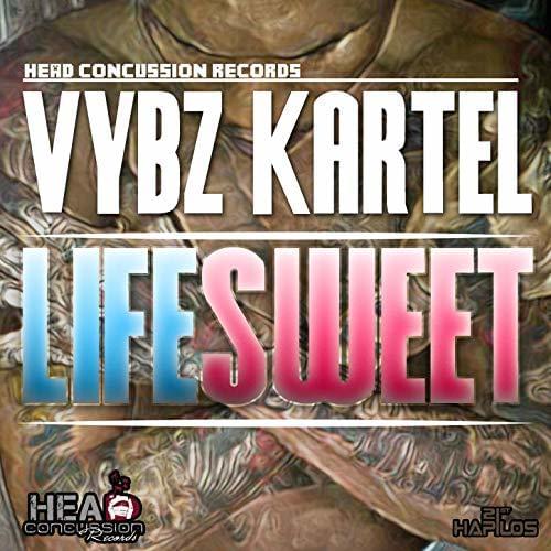 Album cover art for "Life Sweet" by Vybz Kartel