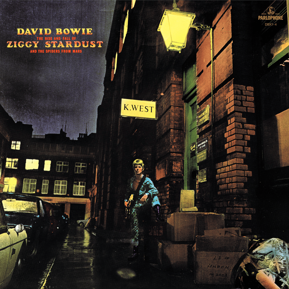Album cover art for "Ziggy Stardust" by David Bowie