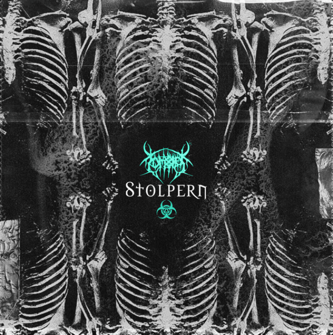 Album cover art for "STOLPERN" by Zombiez