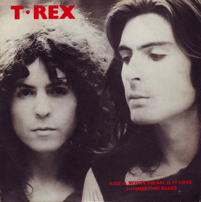 Album cover art for "Summertime Blues" by T. Rex
