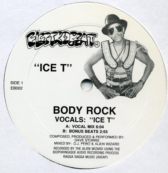 Album cover art for "Body Rock" by Ice-T