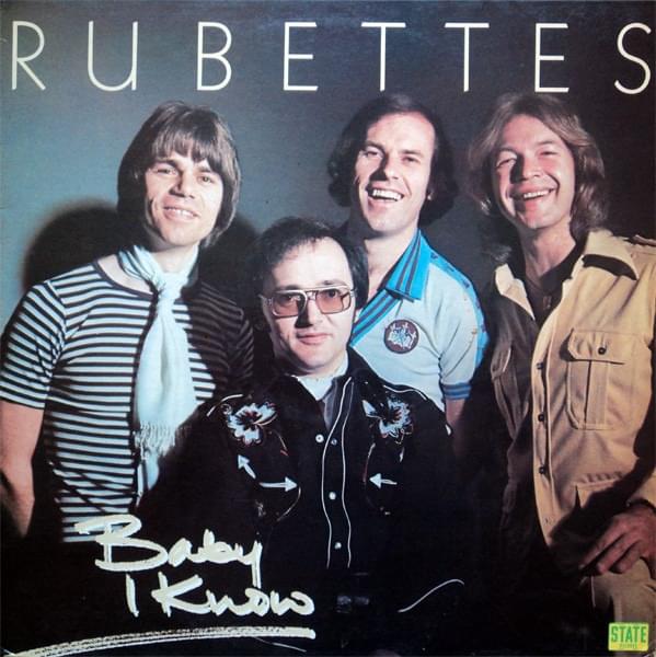 Album cover art for "Baby I Know" by The Rubettes