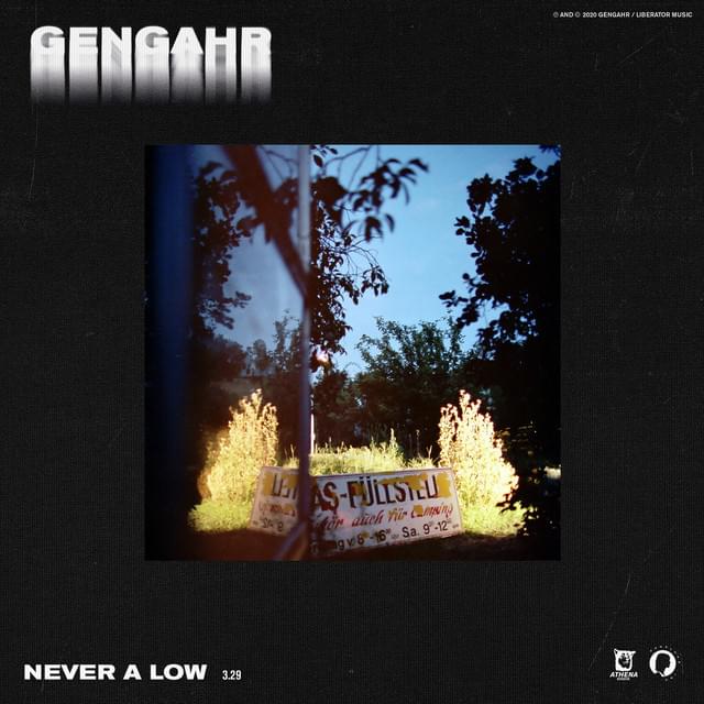 Album cover art for "Never a Low" by Gengahr