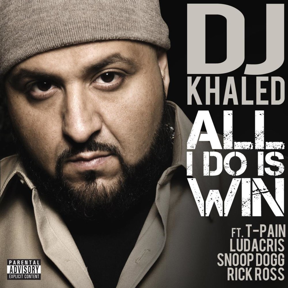 Album cover art for "All I Do Is Win" by 2K Sports & T-Pain & Ludacris & Rick Ross & Snoop Dogg