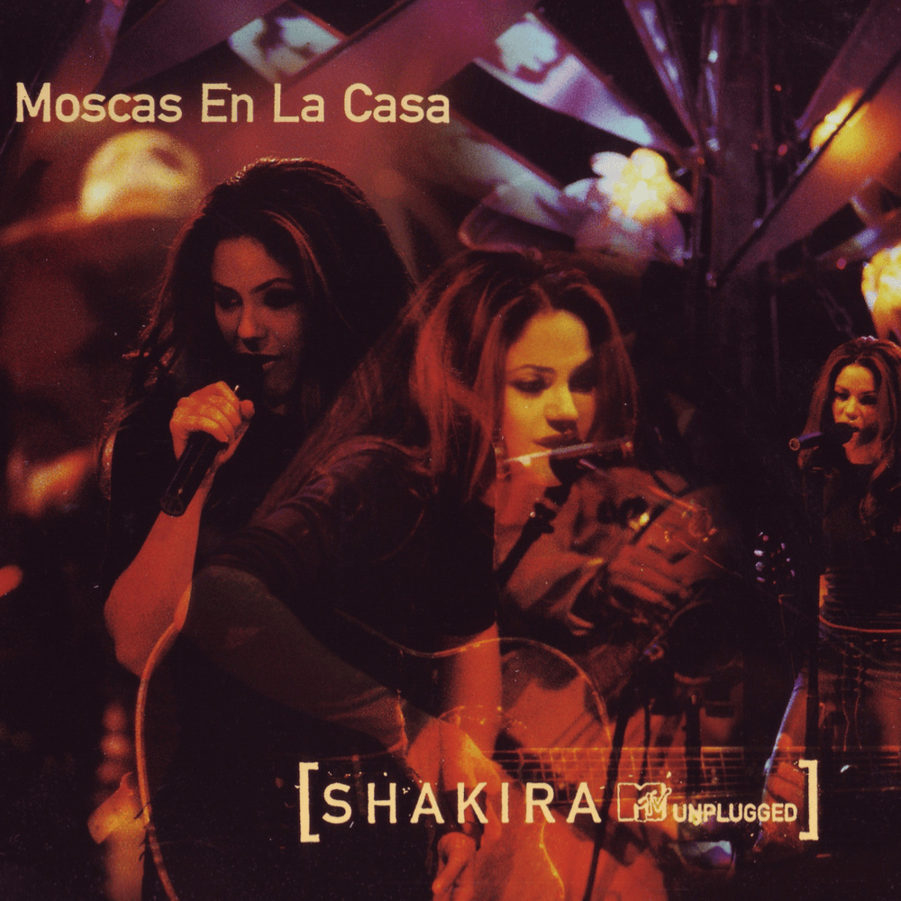 Album cover art for "Moscas en la Casa (En Vivo)" by Shakira