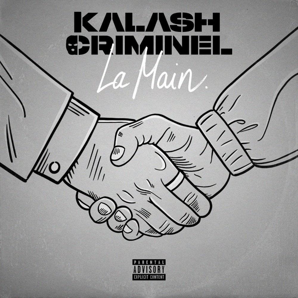 Album cover art for "La main" by Kalash Criminel