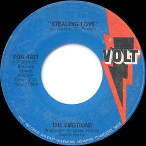 Album cover art for "Stealin’ Love" by The Emotions