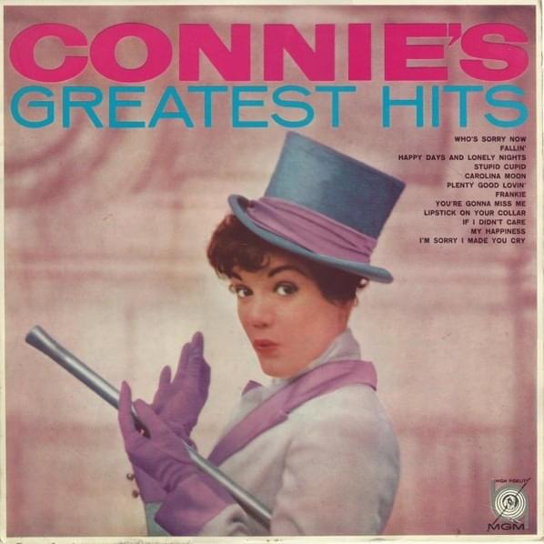 Album cover art for "Carolina Moon" by Connie Francis