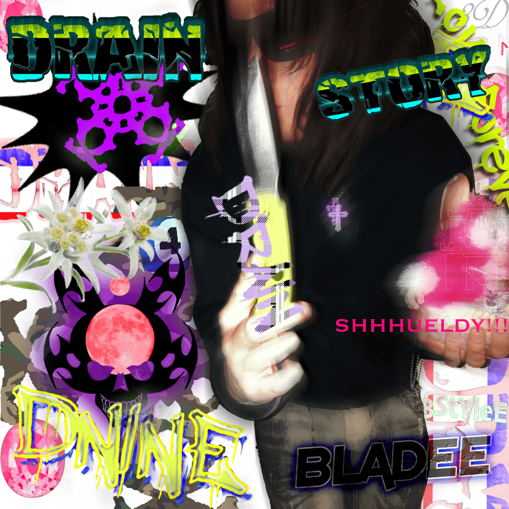 Album cover art for "DRAIN STORY" by Bladee