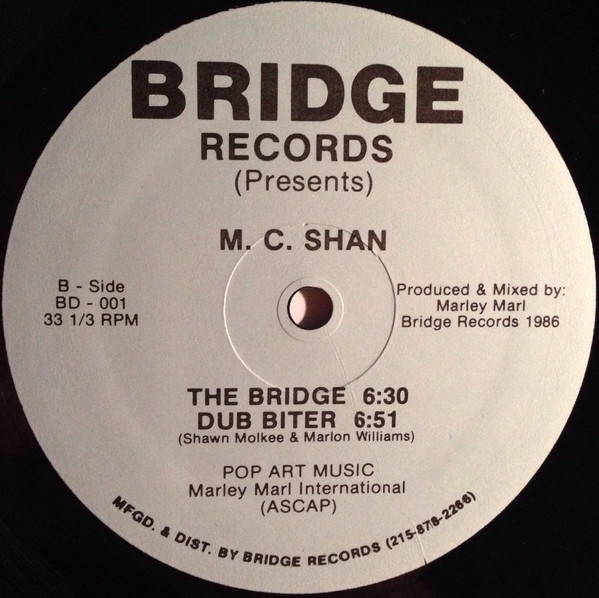 Album cover art for "The Bridge" by MC Shan