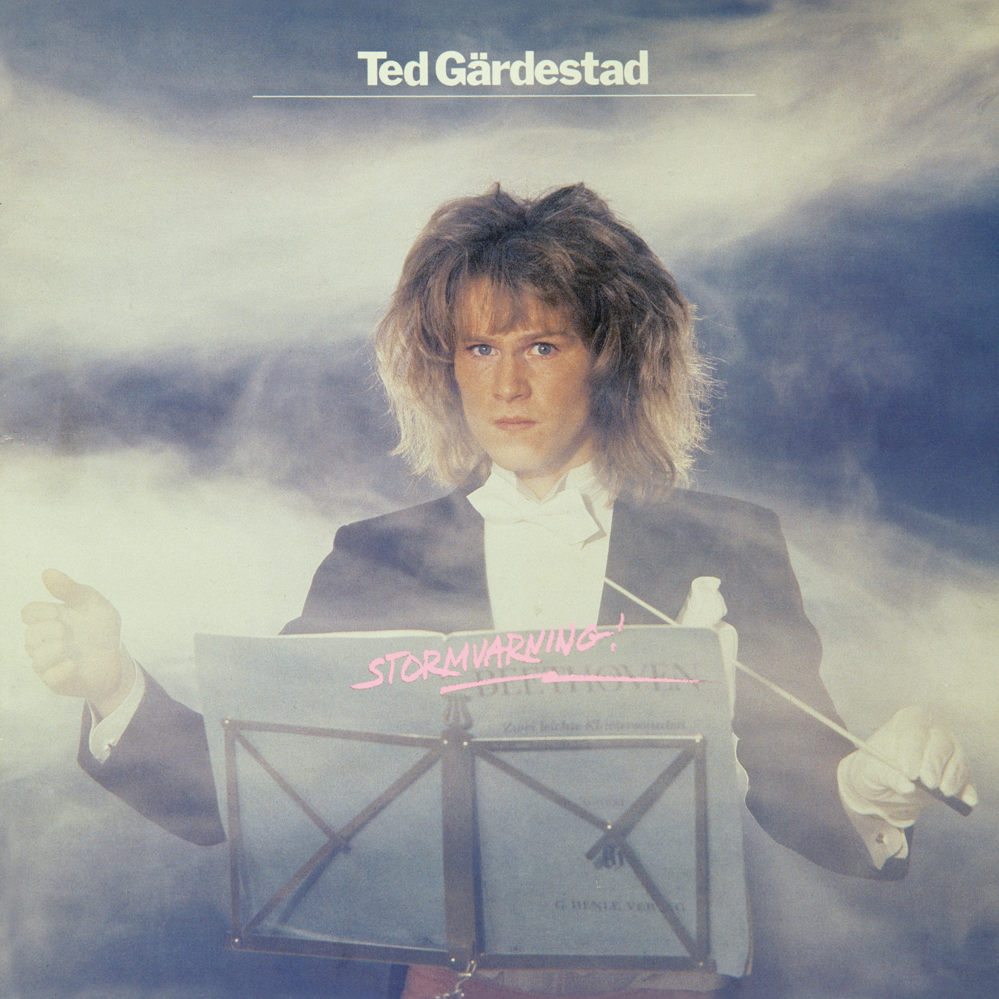 Album cover art for "Stormvarning!" by Ted Gärdestad