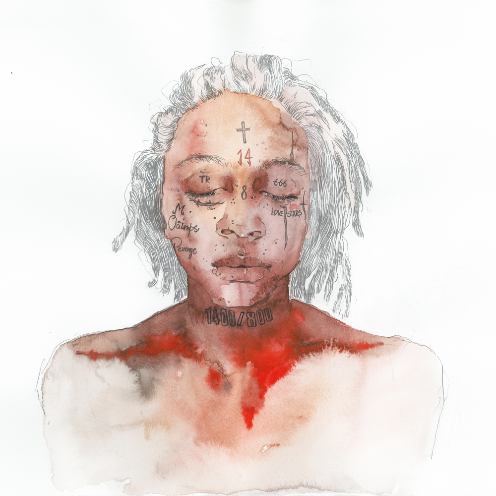 Album cover art for "DREAMER" by Trippie Redd