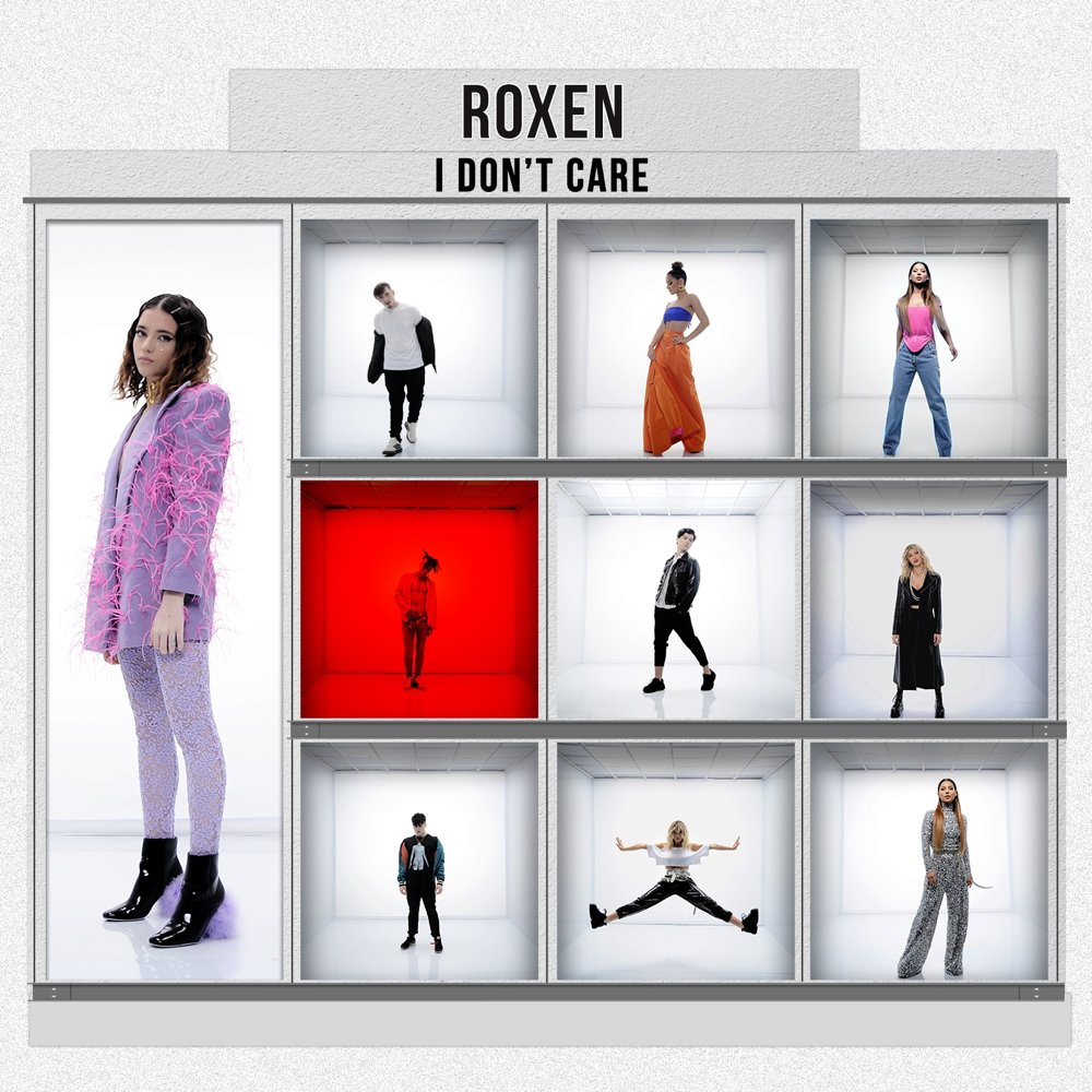 Album cover art for "I Don’t Care" by Roxen