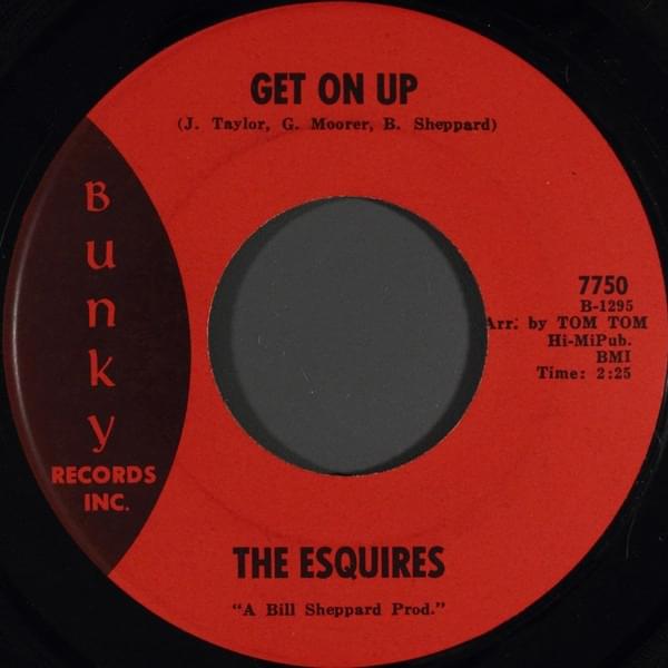 Album cover art for "Get On Up" by The Esquires