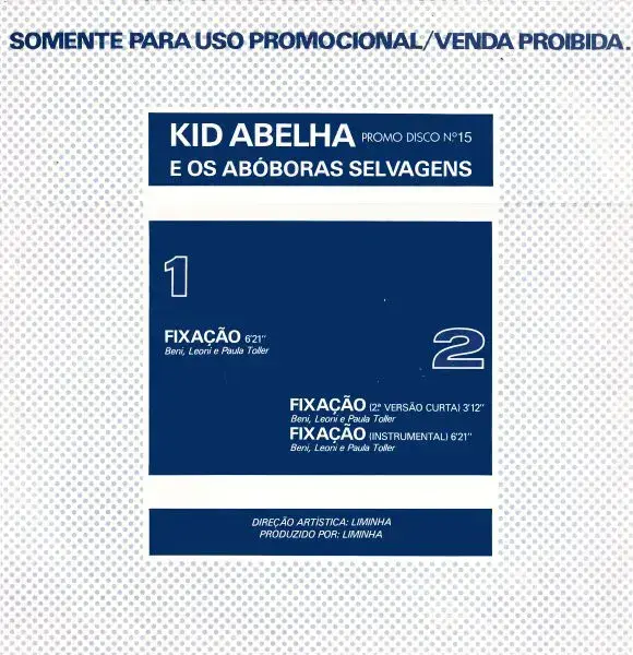 Album cover art for "Fixação" by Kid Abelha