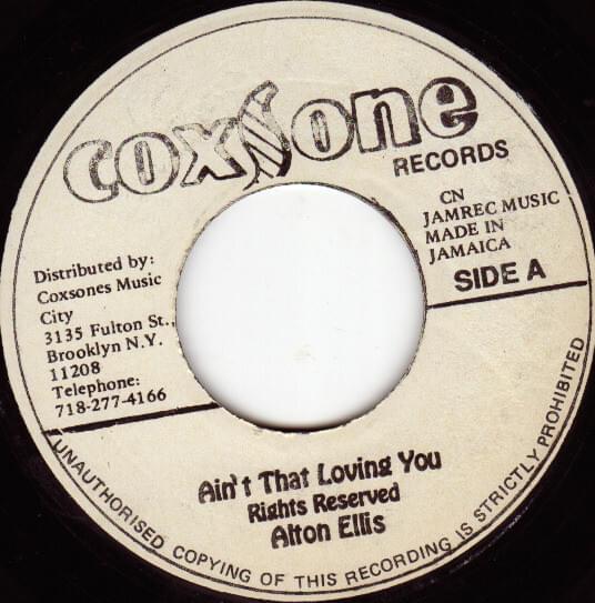 Album cover art for "Ain’t That Loving You" by Alton Ellis