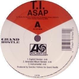 Album cover art for "ASAP" by T.I.