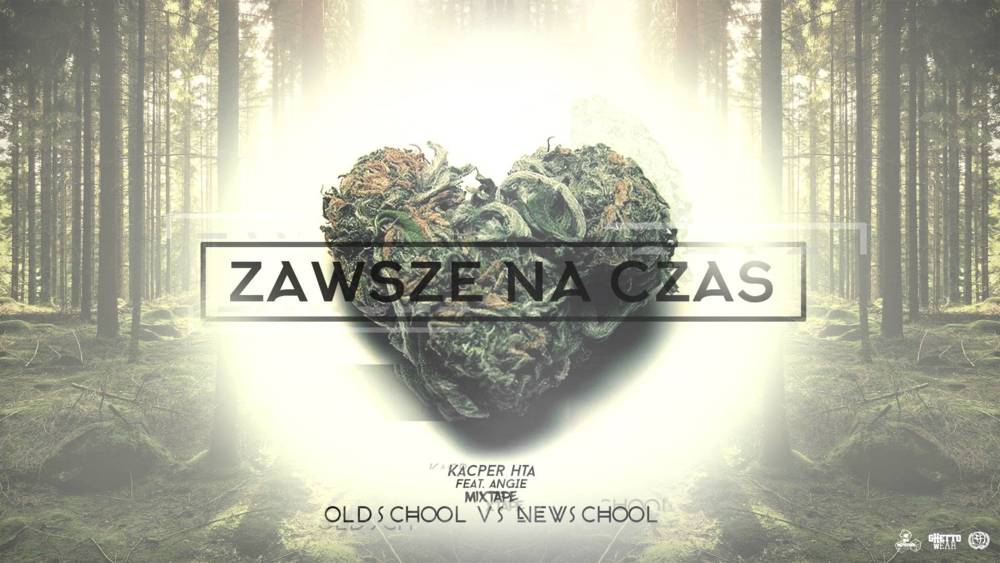 Album cover art for "Zawsze na czas" by Kacper HTA & Angelika Anozie
