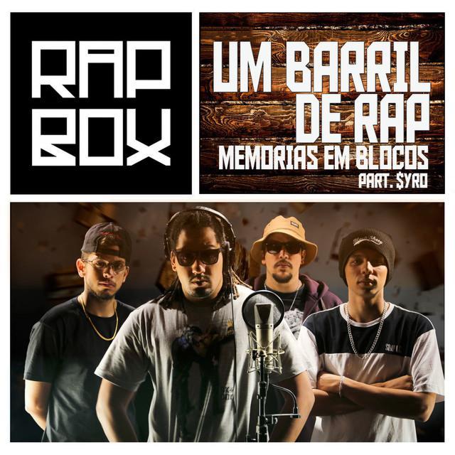Album cover art for "Memórias em Blocos" by Um Barril de Rap & $yro (DMC)