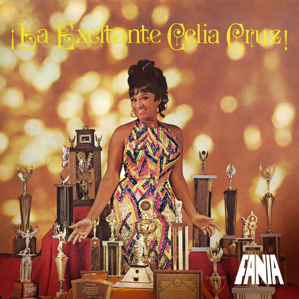 Album cover art for "Mi Treque, Treque" by Celia Cruz