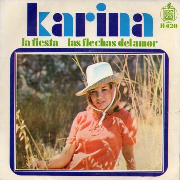 Album cover art for "Las Flechas del Amor" by Karina (ESP)