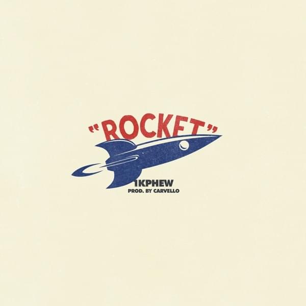 Album cover art for "Rocket" by 1K Phew