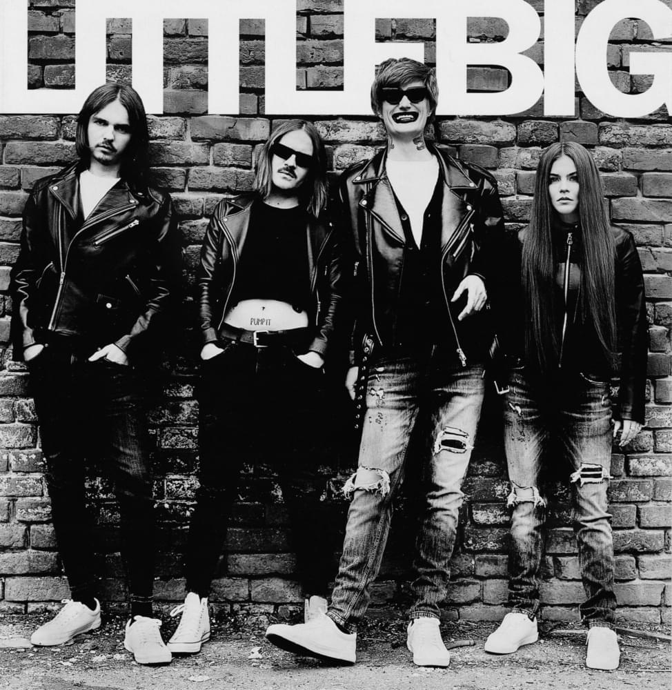 Album cover art for "Blitzkrieg Bop" by Little Big