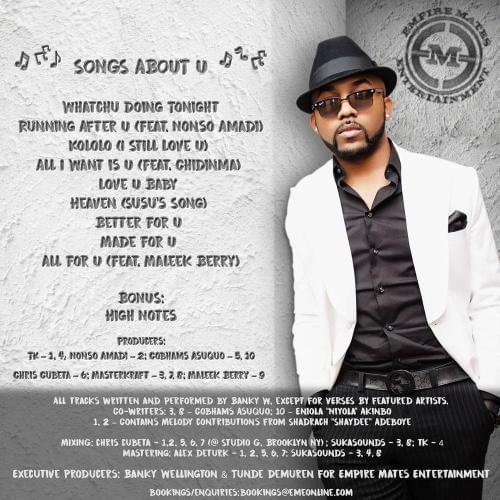 Album cover art for "Better For U" by Banky W.