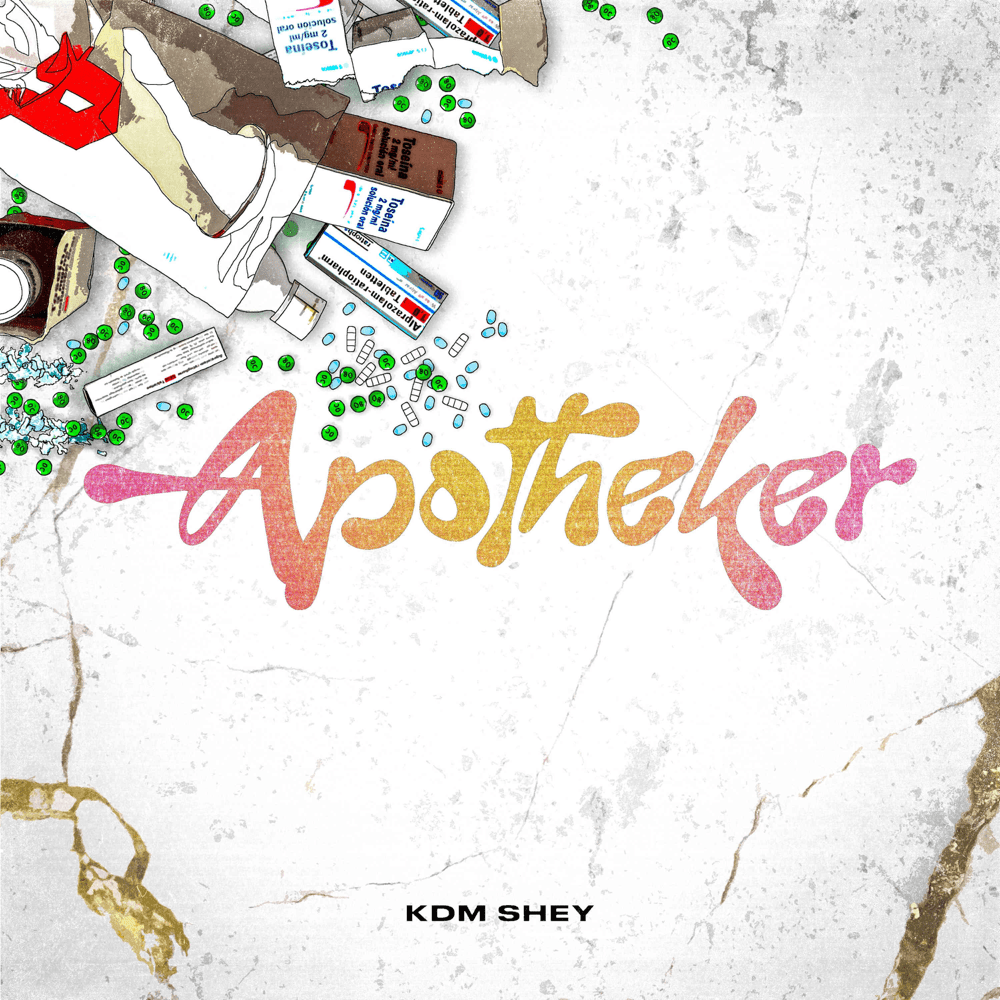Album cover art for "Apotheker" by KDM Shey