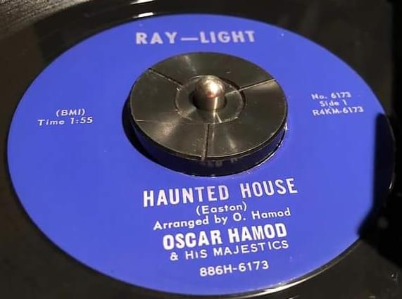 Album cover art for "Haunted House" by Oscar & the majestics