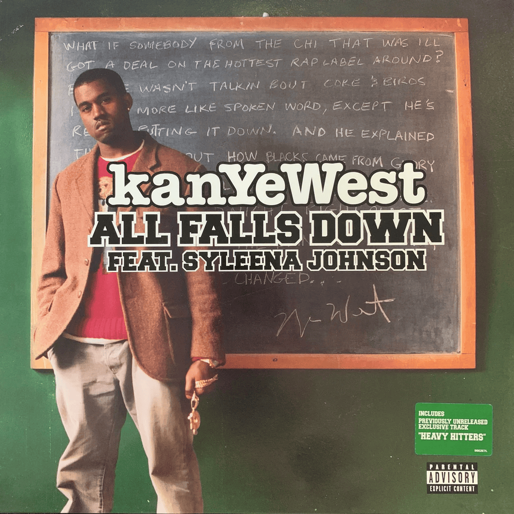 Album cover art for "All Falls Down" by Kanye West & Syleena Johnson