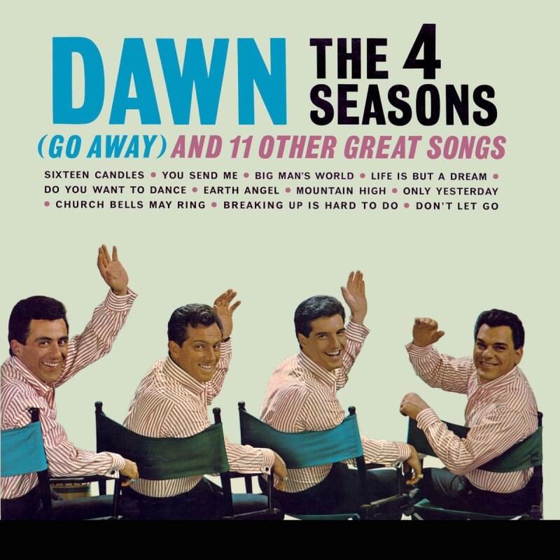 Album cover art for "Earth Angel" by The Four Seasons