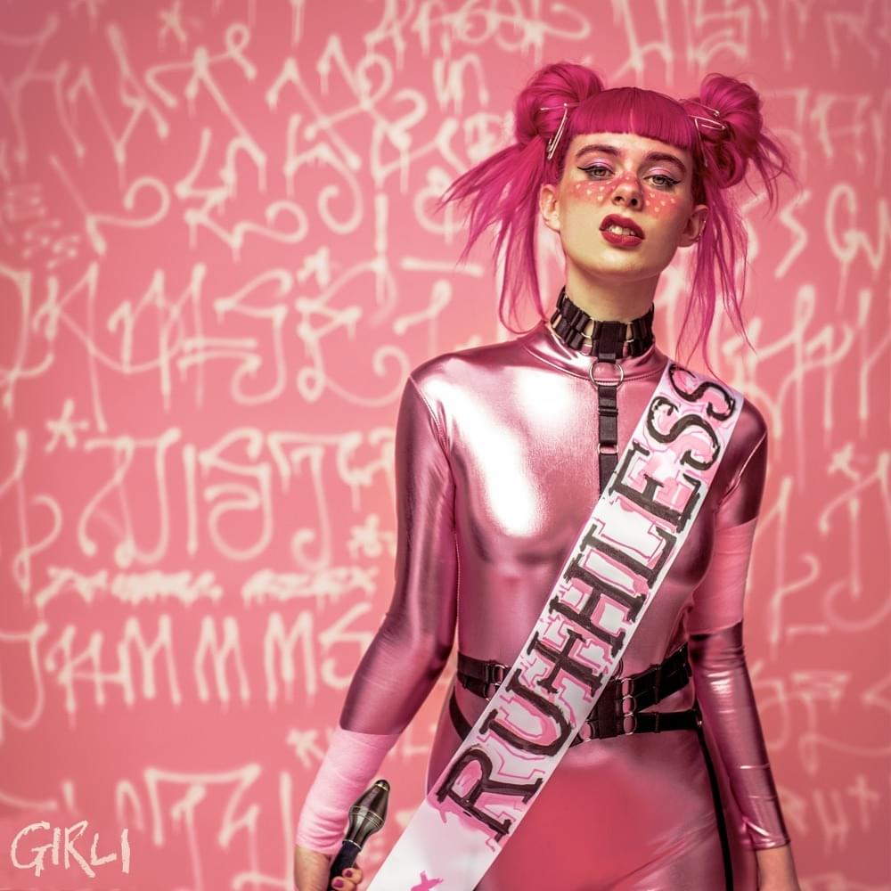 Album cover art for "Ruthless" by girli