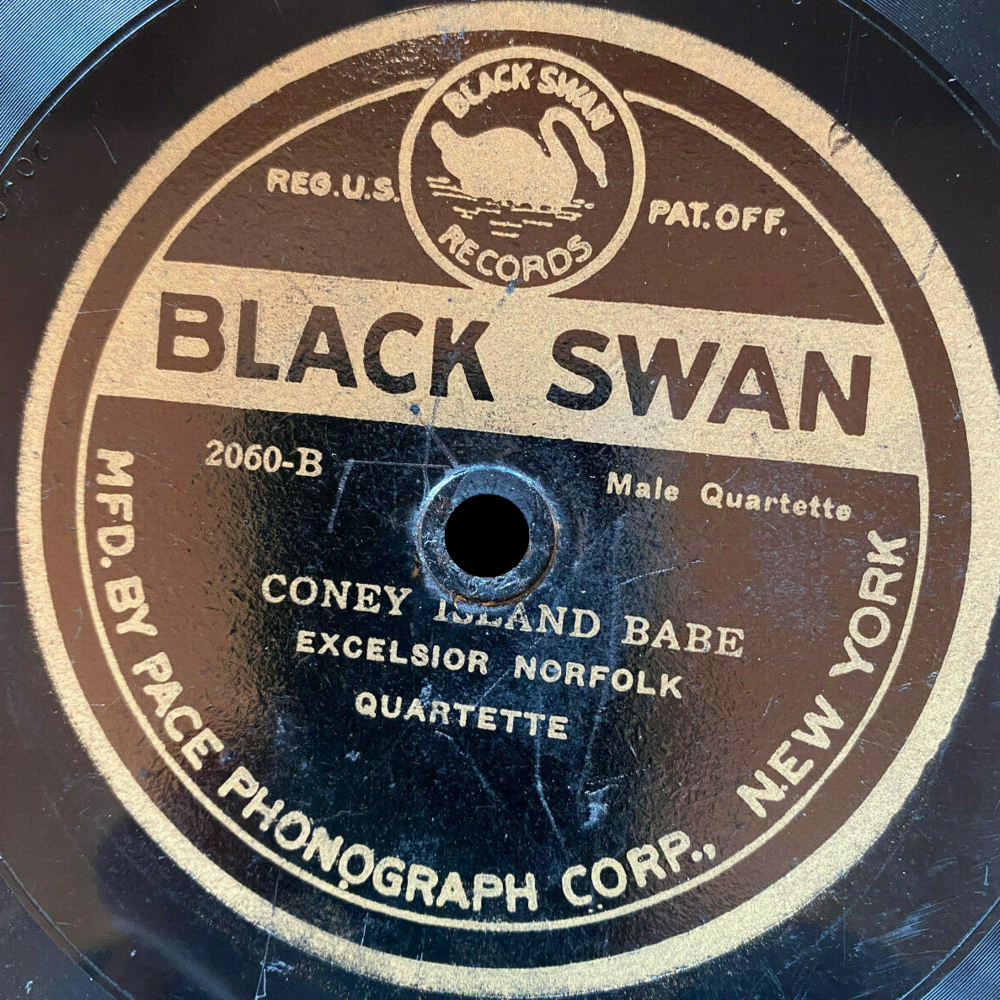 Coney Island Babe (Black Swan 2060) by Excelsior Quartette