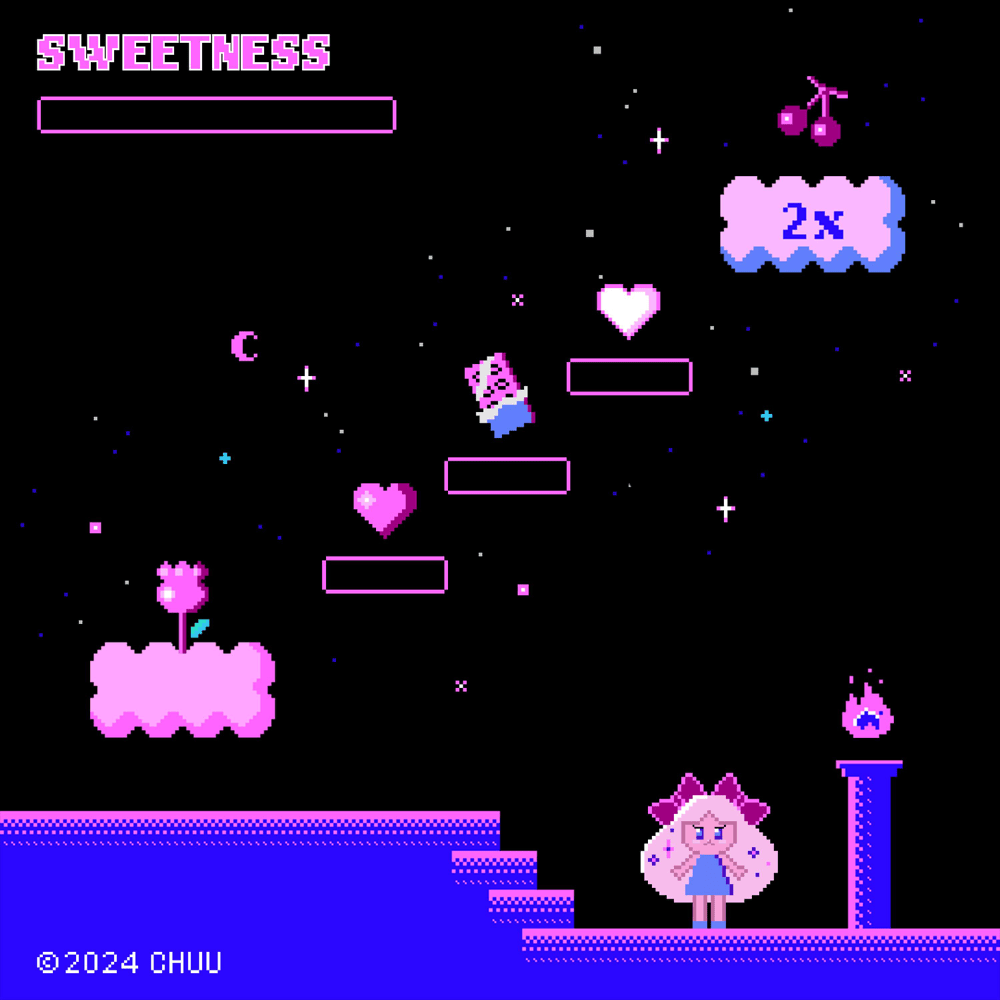 Album cover art for "Chocolate" by CHUU (츄)
