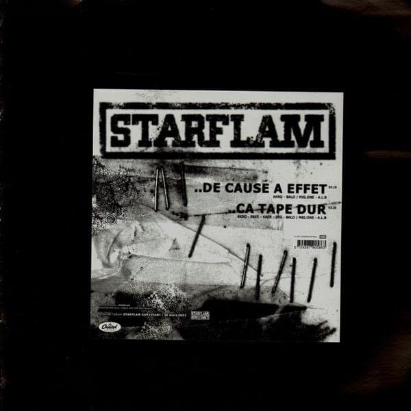 Album cover art for "De cause � effet" by Starflam
