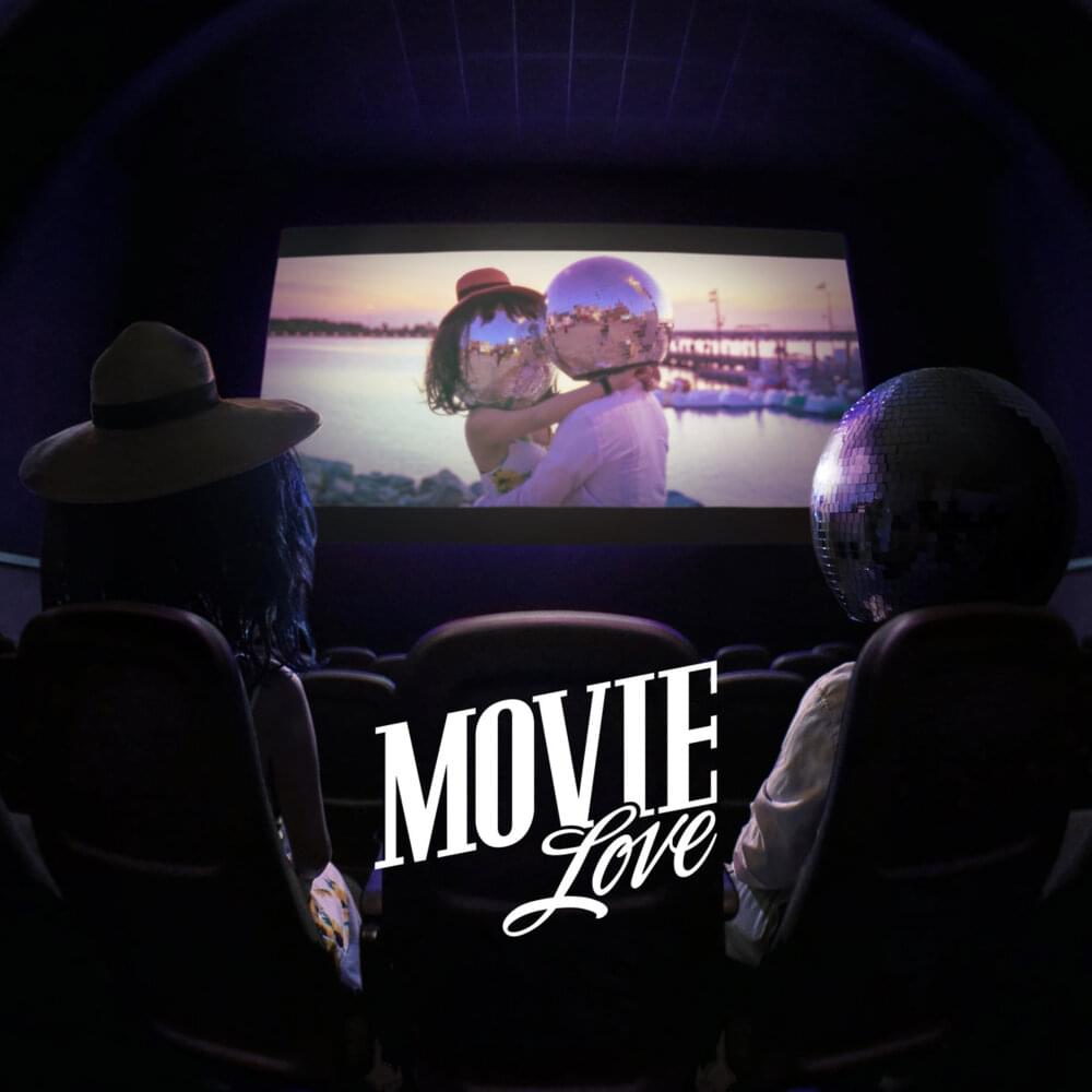 Album cover art for "Movie Love" by Discoholic & Kikay & Caleb Cabiness