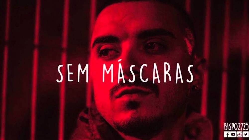 Album cover art for "Sem Máscaras" by Bispo