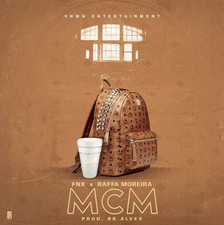 Album cover art for "Mochila MCM" by Raffa Moreira & FNX’