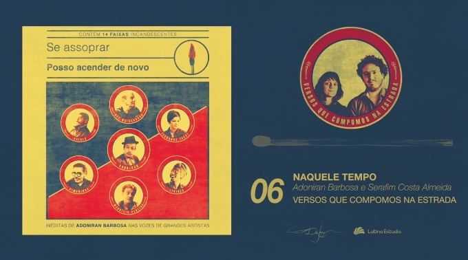 Album cover art for "Naquele Tempo" by Versos Que Compomos na Estrada