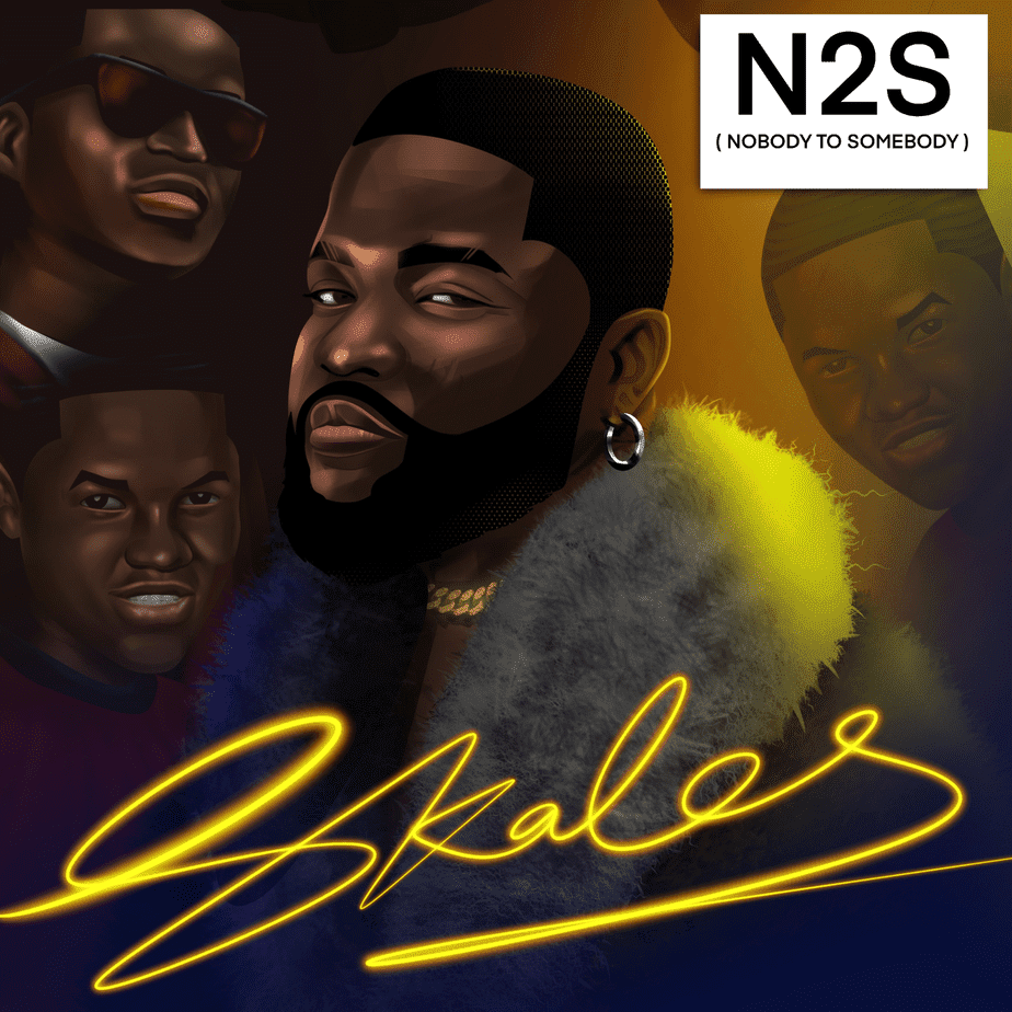 Album cover art for "N2S (Nobody to Somebody)" by Skales