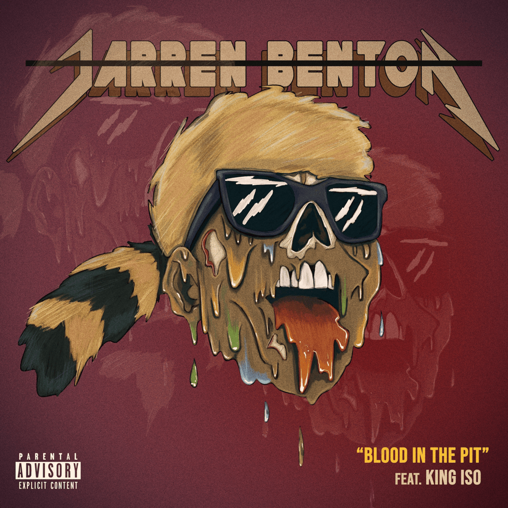 Album cover art for "Blood In The Pit" by Jarren Benton