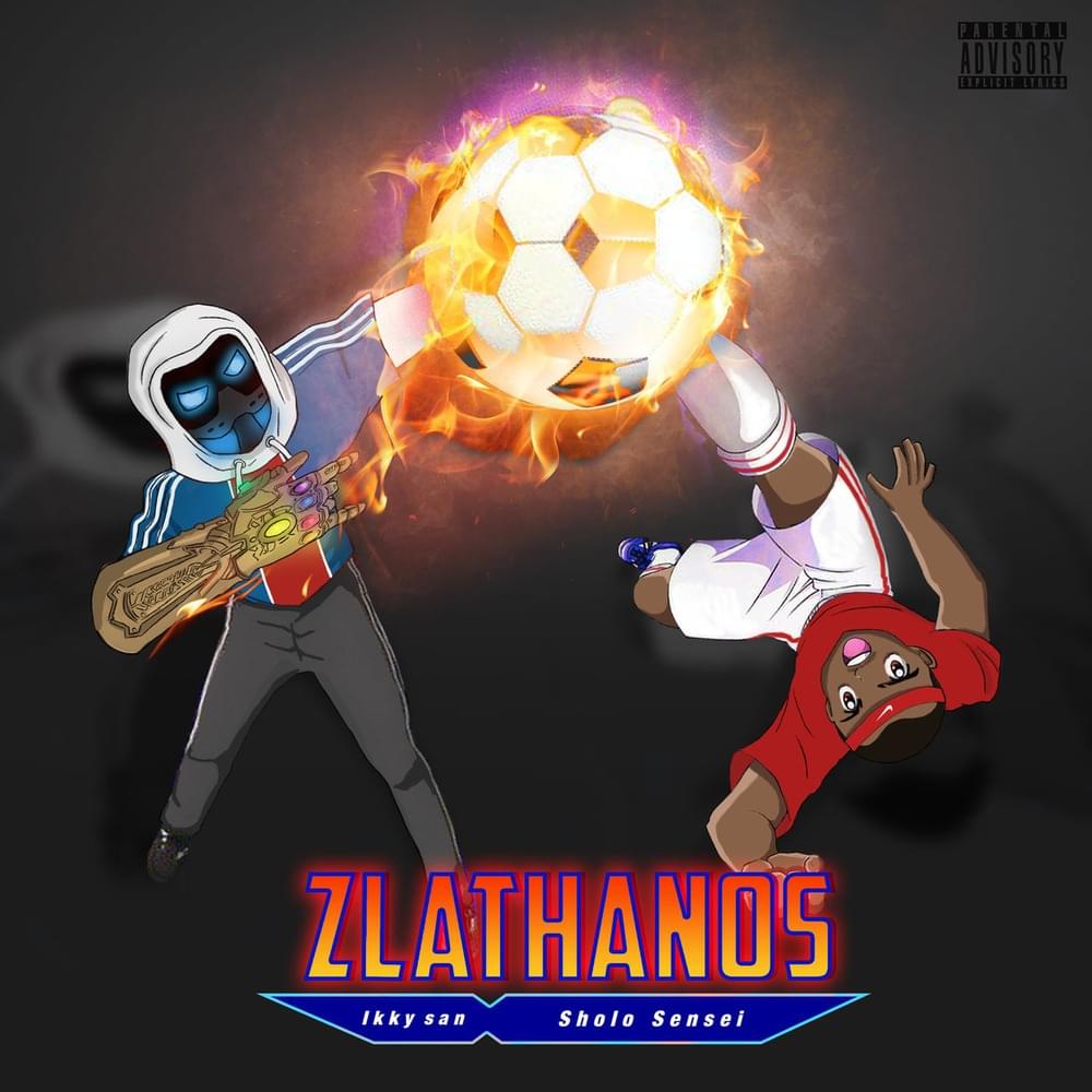 Album cover art for "Zlathanos" by Ikky San