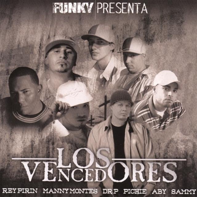 Album cover art for "Mas Que Vencedor (Reggaeton Remix)" by Funky & Triple Seven & Dr. P (PR) & Ezel Quest & 7th Poet
