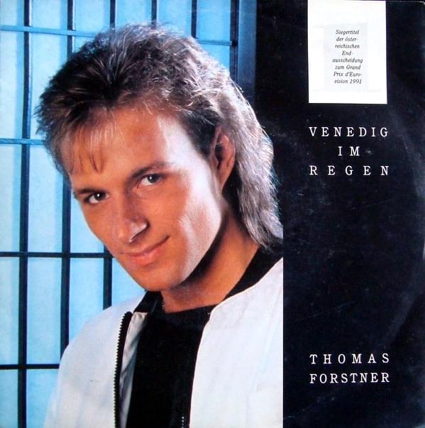 Album cover art for "Venedig im Regen" by Thomas Forstner