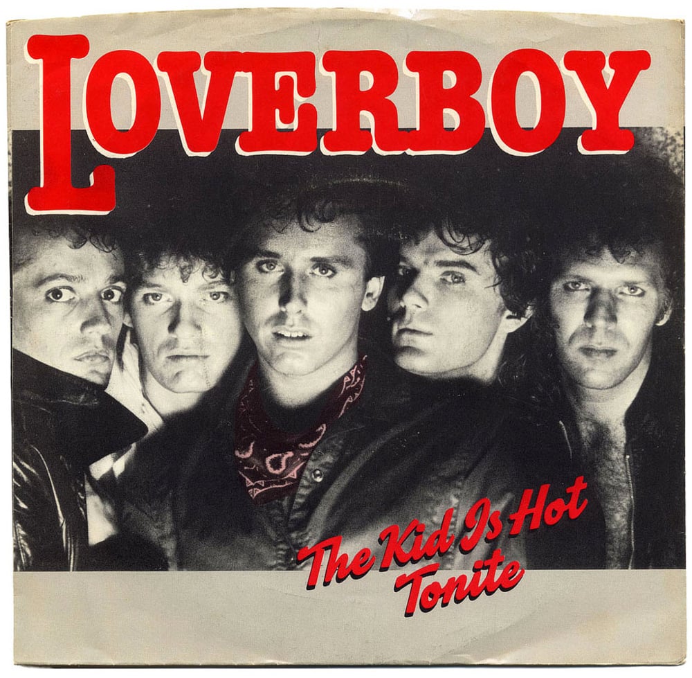 Album cover art for "The Kid is Hot Tonite" by Loverboy